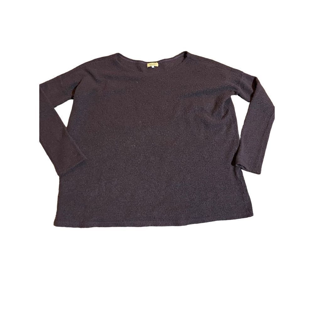 Piko 1988 dark purple fuzzy sweater M‎